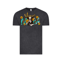 Vintage Black show mom with cow mothers day Vintage Tee - texasbilliewilder