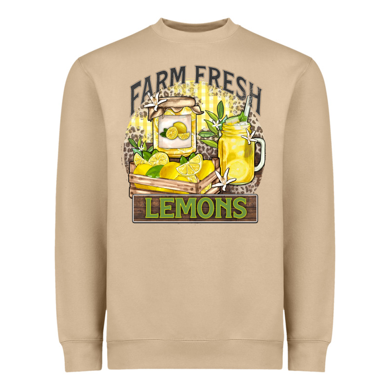 Farm Fresh Lemons Heavyweight Sweatshirt by Zillion Design Studio | Teevron