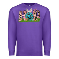 Purple hop rabbit Premium Sweatshirt - MaliasSmallBusiness
