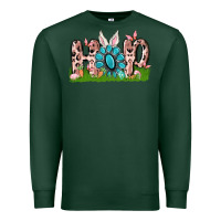 Sports Green hop rabbit Premium Sweatshirt - MaliasSmallBusiness