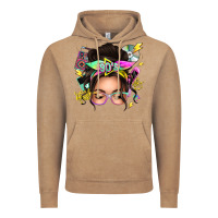 Vintage Coffee 90s messy bun Vintage Hoodie - texasbilliewilder