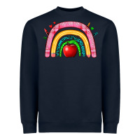 Navy school rainbow Heavyweight Sweatshirt - Zillion Design Studio