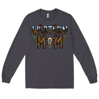 Smoke western mom Long Sleeve Tee - CowhideDigitalArt