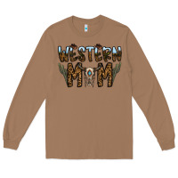 Toasted Coconut western mom Long Sleeve Tee - CowhideDigitalArt