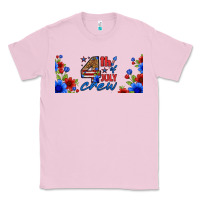 Floral 4th Of July Crew 16oz Libbey Cup Classic Tee | Teevron