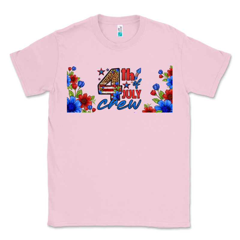 Floral 4th Of July Crew 16oz Libbey Cup Classic Tee by HRA Design Shop | Teevron