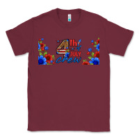 Burgundy floral 4th of july crew 16oz libbey cup Classic Tee - HRA Design Shop