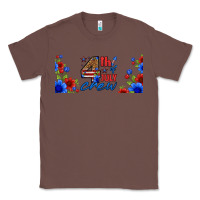 Chestnut floral 4th of july crew 16oz libbey cup Classic Tee - HRA Design Shop
