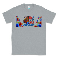 Heather Grey floral 4th of july crew 16oz libbey cup Classic Tee - HRA Design Shop