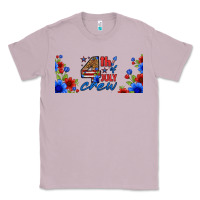 Lilac floral 4th of july crew 16oz libbey cup Classic Tee - HRA Design Shop