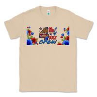 Mushroom floral 4th of july crew 16oz libbey cup Classic Tee - HRA Design Shop