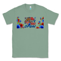 Sage floral 4th of july crew 16oz libbey cup Classic Tee - HRA Design Shop