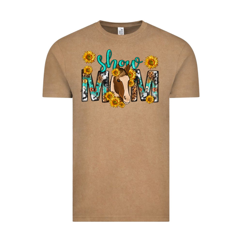 Show Mom With Horse Mothers Day Vintage Tee by texasbilliewilder | Teevron