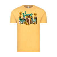 Vintage Mustard show mom with horse mothers day Vintage Tee - texasbilliewilder