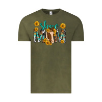 Vintage Olive show mom with horse mothers day Vintage Tee - texasbilliewilder