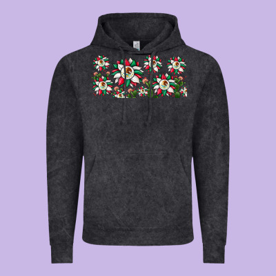 Mexican Flag Sunflower Vintage Hoodie Designed By Jahusdesignshop