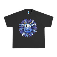 Pigment Black blueberry milkshake cow sunflower Urban Heavy Tee - RanaPortraitStore