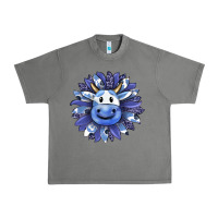 Blueberry Milkshake Cow Sunflower Urban Heavy Tee | Teevron