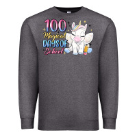 Charcoal Heather 100 magical days of school Premium Sweatshirt - MaliasSmallBusiness