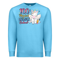 Ocean Blue 100 magical days of school Premium Sweatshirt - MaliasSmallBusiness