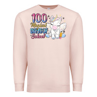 Pale Pink 100 magical days of school Premium Sweatshirt - MaliasSmallBusiness