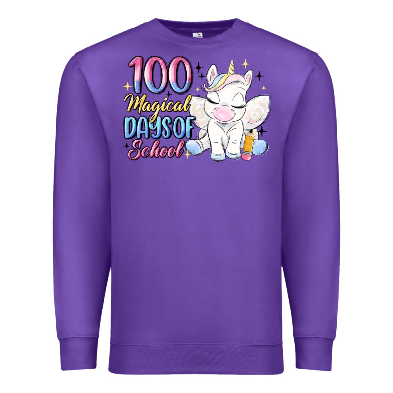 100 Magical Days Of School Premium Sweatshirt by MaliasSmallBusiness | Teevron