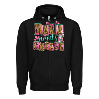 Black mama needs coffee mother's day Zipper Hoodie - Jasminsmagicworld