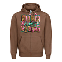 Chestnut mama needs coffee mother's day Zipper Hoodie - Jasminsmagicworld
