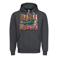 Smoke mama needs coffee mother's day Zipper Hoodie - Jasminsmagicworld