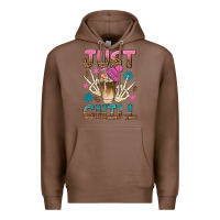 Chestnut just chill with coffee bean bbs Premium Hoodie - BundleAndBundleShop