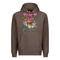 Coffee just chill with coffee bean bbs Premium Hoodie - BundleAndBundleShop