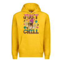 Lemon just chill with coffee bean bbs Premium Hoodie - BundleAndBundleShop