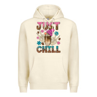 Sandshell just chill with coffee bean bbs Premium Hoodie - BundleAndBundleShop