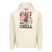 Tofu just chill with coffee bean bbs Premium Hoodie - BundleAndBundleShop
