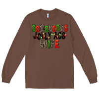 Chestnut Somebody's Jolly Ass Wife Long Sleeve Tee - FaDigitalArtStudio