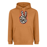 Meerkat Dalmatians Skin Peace Sign Heavyweight Hoodie - Jasminsmagicworld