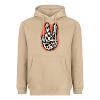 Mushroom Dalmatians Skin Peace Sign Heavyweight Hoodie - Jasminsmagicworld