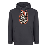 Smoke Dalmatians Skin Peace Sign Heavyweight Hoodie - Jasminsmagicworld