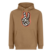 Toasted Coconut Dalmatians Skin Peace Sign Heavyweight Hoodie - Jasminsmagicworld