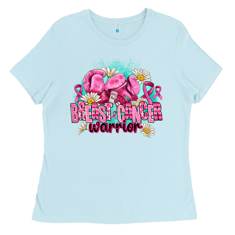 Breast Cancer Warrior Ladies Tee by AdoDesignShop | Teevron