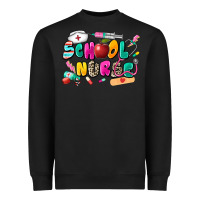 Black school nurse Heavyweight Sweatshirt - Zillion Design Studio
