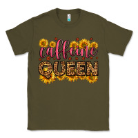 Army Green caffeine queen Classic Tee - HRA Design Shop
