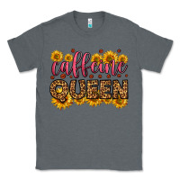 Charcoal Heather caffeine queen Classic Tee - HRA Design Shop