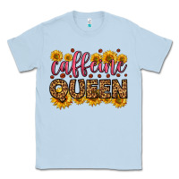 Dusty Blue caffeine queen Classic Tee - HRA Design Shop