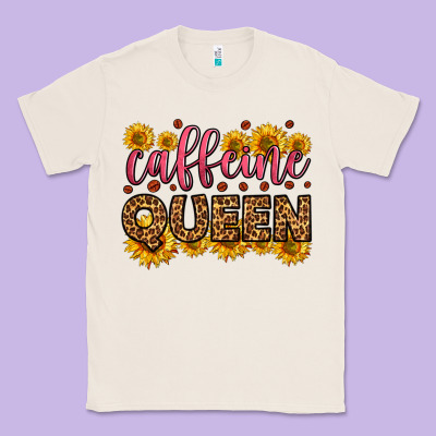 Caffeine Queen Classic Tee Designed By Hra Design Shop