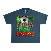 Midnight Navy friday night lights soccer Urban Heavy Tee - Zillion Design Studio