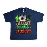 Navy friday night lights soccer Urban Heavy Tee - Zillion Design Studio