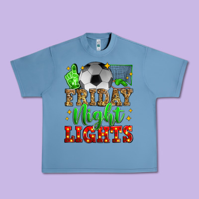 Friday Night Lights Soccer Urban Heavy Tee Designed By Zillion Design Studio