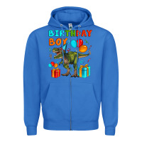 True Royal birthday boy t rex Zipper Hoodie - Artiststas