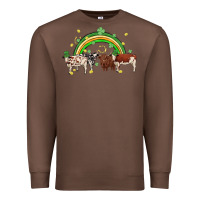 Chestnut cow st patrick days Premium Sweatshirt - MaliasSmallBusiness